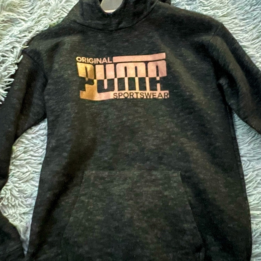 Black and gold puma sweater